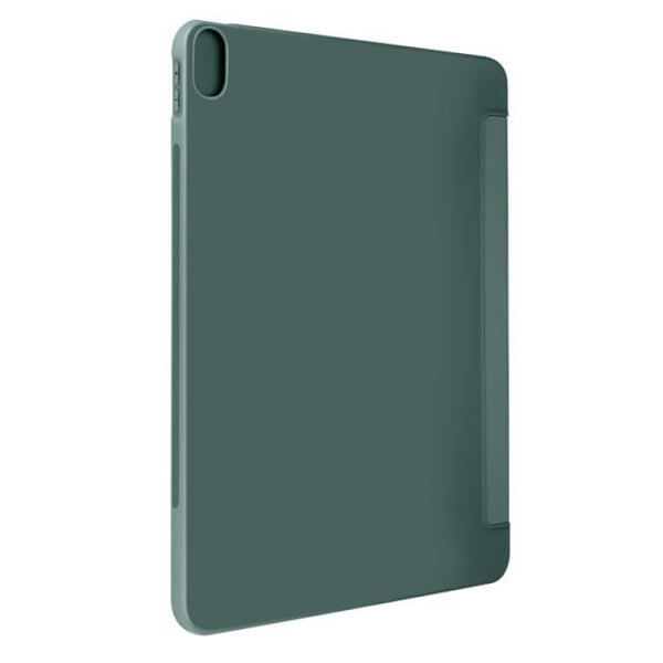 Fodral för iPad Air 11 2024 - AVIZAR - Vikbart flip-stöd i flera positioner - Mörkgrön - Fullständigt skydd Grön