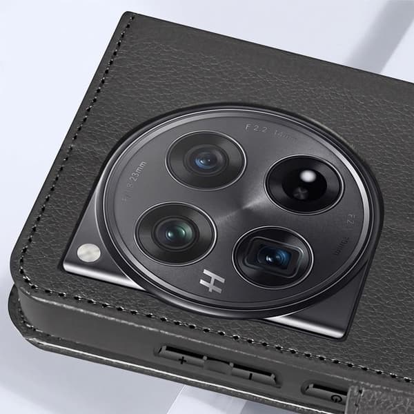 Etui til OnePlus 12 og OnePlus 12R - AVIZAR - Flip Wallet Video Support - Sort Svart