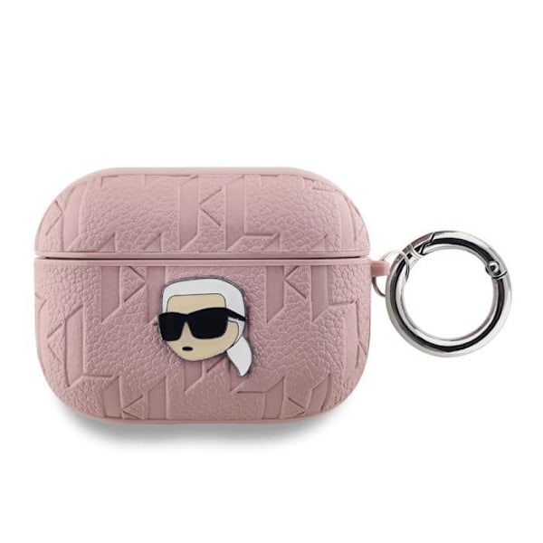 Étui til AirPods Pro Monogram med Karl Head Prægning Karl Lagerfeld Rosa Rosa