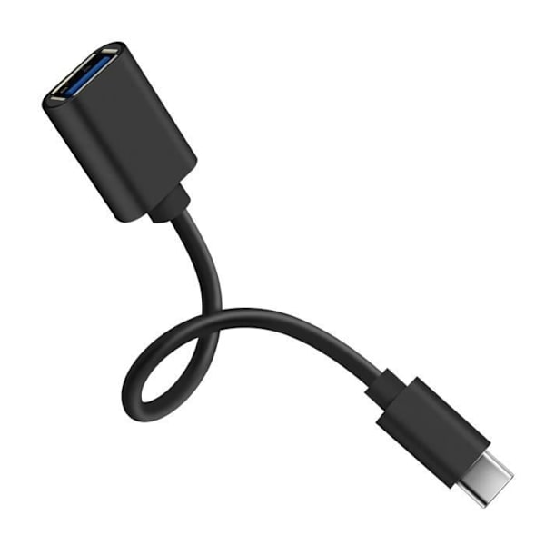 OTG USB C-adapter - Sort - USB Hun til USB-C - 17,5 cm - Dataoverførsel