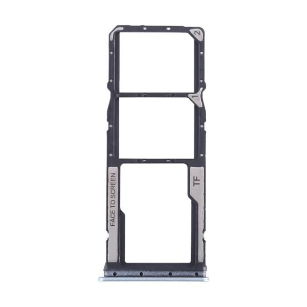 SIM-kortskuffe - AVIZAR - Xiaomi Poco C65 - Blå - Dual Nano SIM - micro-SD Blå
