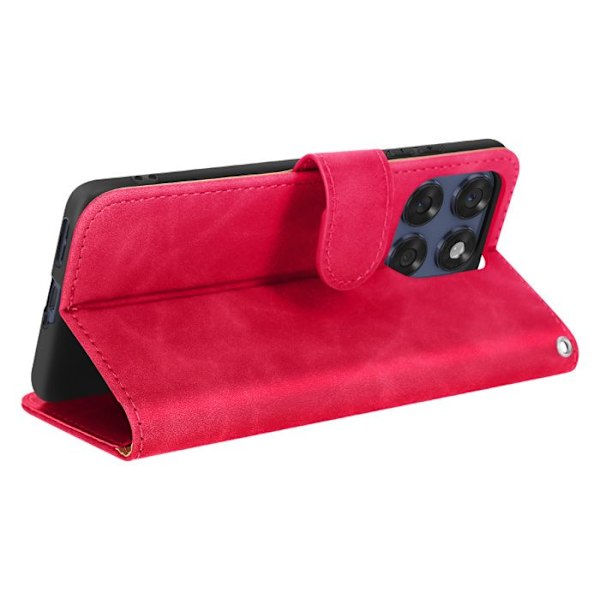 Housse Folio til Motorola Edge 60 Fusion og Edge 60 Video Support Fuchsia Rosa