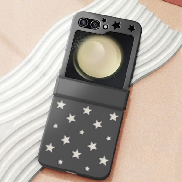 Telefonetui - AVIZAR - Star Case - Sort - Hård - Stjernemotiv Svart