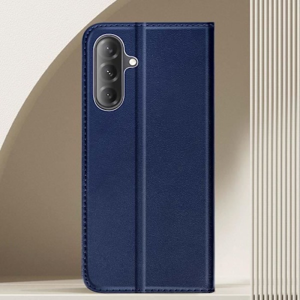 Fodral för Samsung Galaxy A26 Klämfäste Portfölj Magnetiskt Stöd Blå Natt Blå