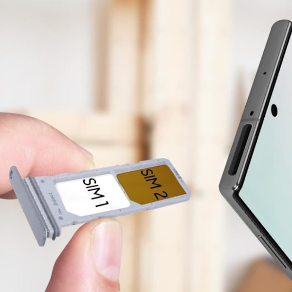 Ersättningsfack för SIM-kort för Samsung Galaxy Note 10 - Silver Pengar