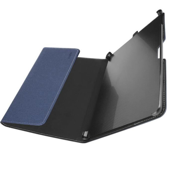 Cover - AVIZAR - Microsoft Surface Pro 9 - Eco-läder - Stödklaff - Stötsäker Blå