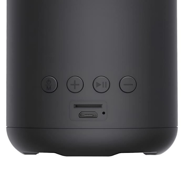 Kannettava Bluetooth-kaiutin - MOXIE - Moxie Black - 12 tunnin akunkesto - Vedenpitävä - 5W Svart