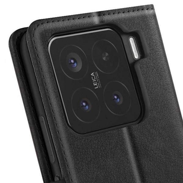 Xiaomi 15 Lompakkokotelo ja Videotuki Musta Svart
