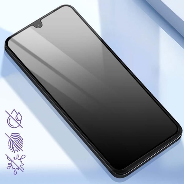 Hærdet glas til Samsung Galaxy A16 Høj Gennemsigtighed 9D Hårdhed 9H Sort Svart