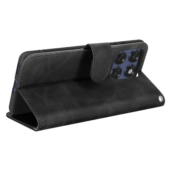 Housse Folio til Motorola Edge 60 Fusion og Edge 60 Videostøtte Sort Svart