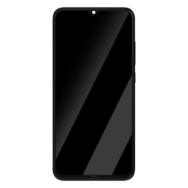 LCD-skärm + Touchskydd + Svart chassi för Xiaomi Redmi Note 8 - Officiell och lätt att installera Svart