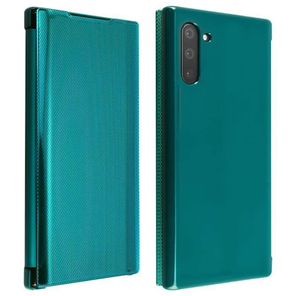 Galaxy Note 10-fodral - AVIZAR - Kromad ruggad - Genomskinlig - Hård - Lätt Grön