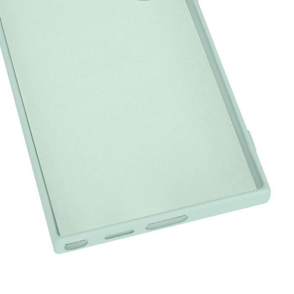 Fodral till Samsung Galaxy S24 Ultra - AVIZAR - Flexibel Silikonstödring - Ljusgrön Grön