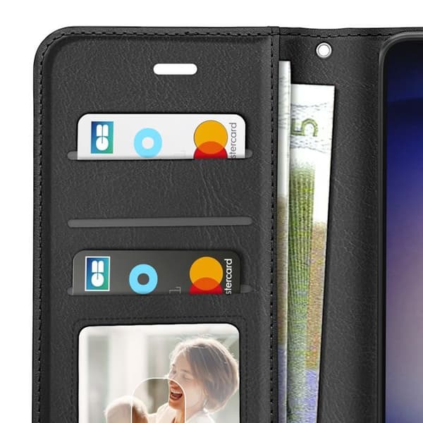 Etui til Galaxy S23 med håndledsrem og videostøtte Mayaxess Sort Svart