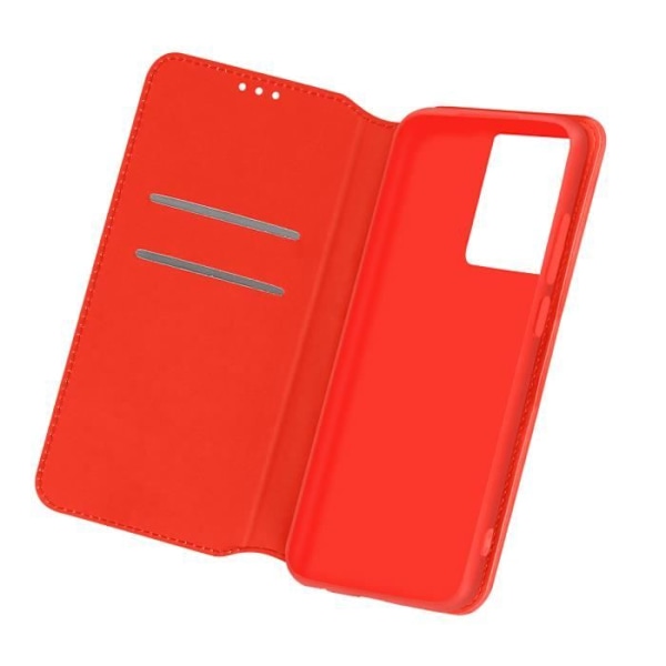 Samsung Galaxy S21 Ultra Case Folio Lompakkoteline Toiminto Punainen Röd