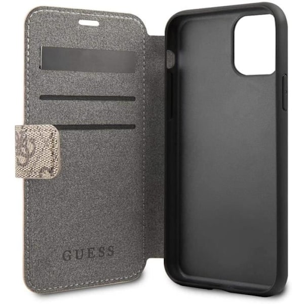 Guess Collection 4G etui til iPhone 11 Brun - GUFLBKSN614GB