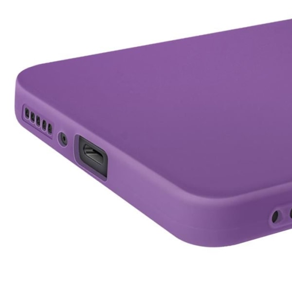 Fodral för Xiaomi Redmi Note 14 5G mjuk silikon skydd för kamerablocket lila Lila