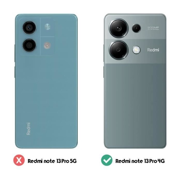 Kotelo Xiaomi Redmi Note 13 Pro 4G:lle - AVIZAR - Lompakko- ja videotuki - Midnight Blue Blå