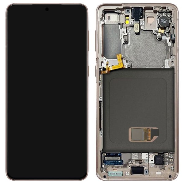 LCD-näyttö - Samsung - Galaxy S21 - Alkuperäinen - Violetti - Täydellinen vaihto Lila