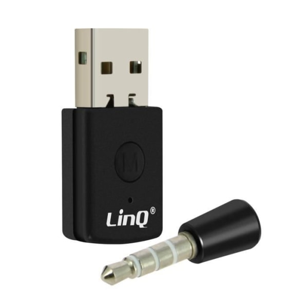 Bluetooth-adapter - LINQ - PS4 - Transmitter/Receiver USB - Indbygget mikrofon - 10m rækkevidde