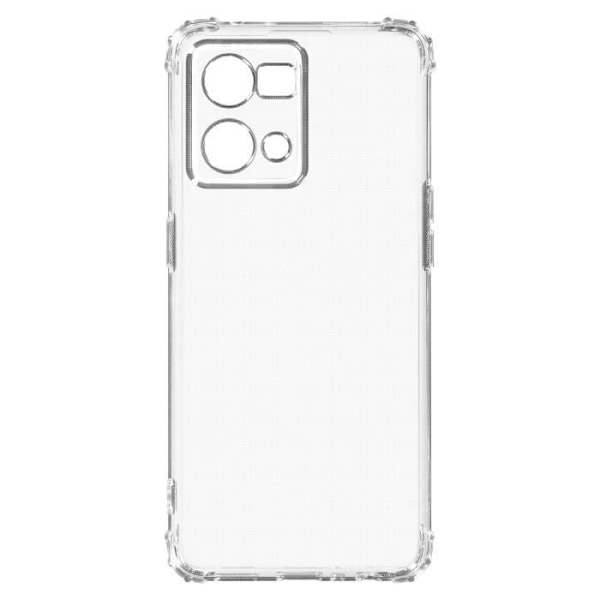 Skyddsfodral för Oppo Reno 7 - AVIZAR - Mjuk gel silikon - Förstärkta hörn - Genomskinlig Transparent