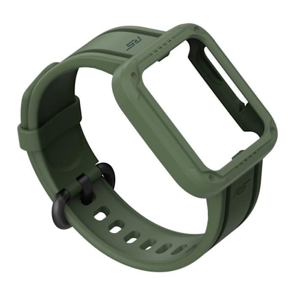AVIZAR armbånd til Xiaomi Redmi Watch 2 Lite i grøn silikone med hævede kanter og justerbar rem Grön