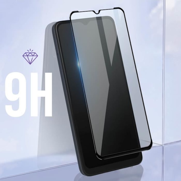 Skyddsfilm - AVIZAR - Motorola Moto E13 - Härdat glas - 9H hårdhet - Totalt skydd Svart