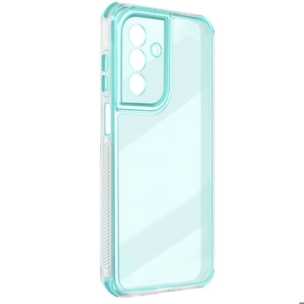 Skyddsfodral för Galaxy A37 Förstärkt Bi-Material Design Texturerad Antiglidande Turkos Blå