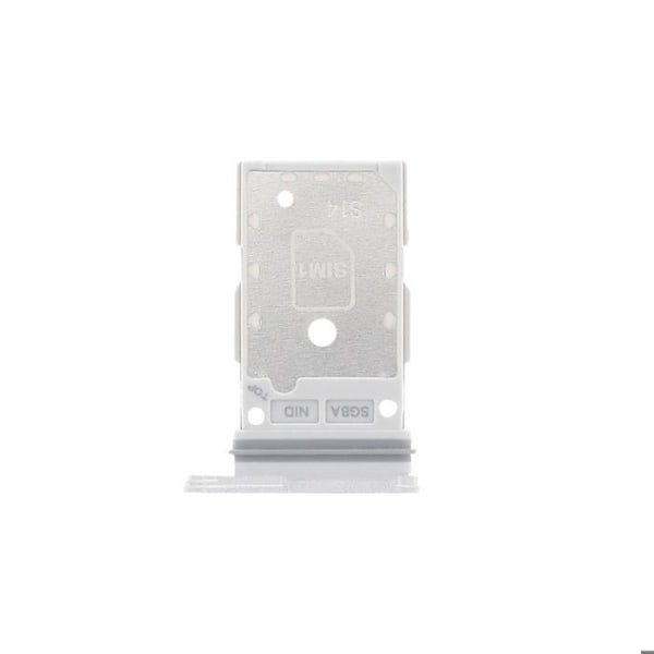 Tiroir för SIM-kort för Samsung Galaxy S24 FE Nano SIM-plats Silver Grå