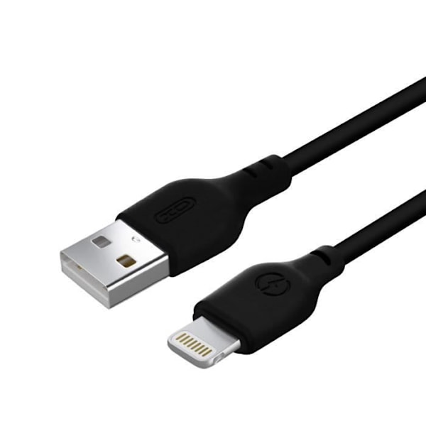 USB-kaapeli Apple Lightningille - Musta - 1.10m - Lataus - Synkronointi - Liitettävyys Svart