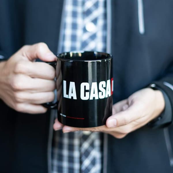 MUG LA CASA DE PAPEL LOGO - - - Grupo Erik Sort