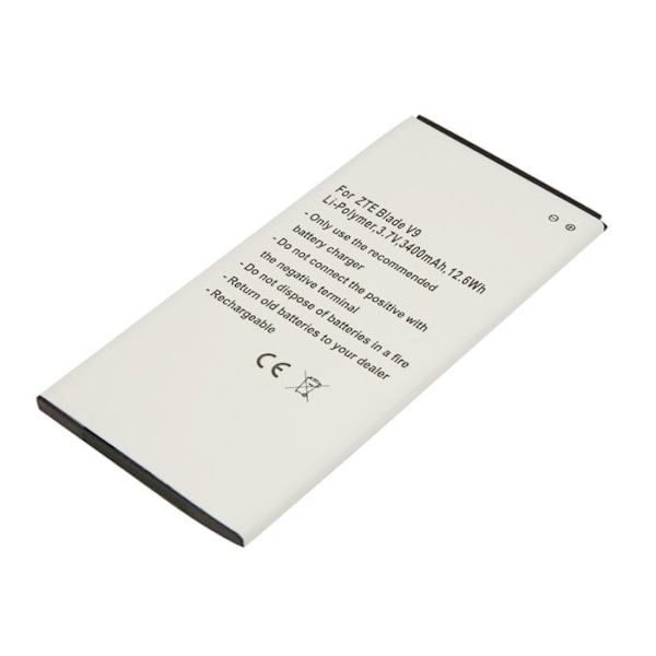 Akku ZTE V9 / V9 Light Tab Valkoinen Li-Polymeri 3.7V 3400mAh 12.6Wh
