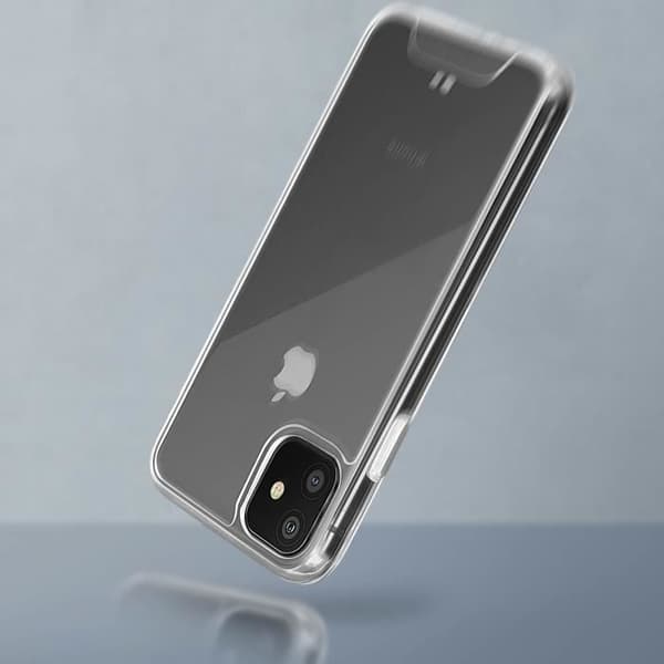 Coque - AVIZAR - iPhone 11 - Bi-matière - Skydd - Transparent Transparent