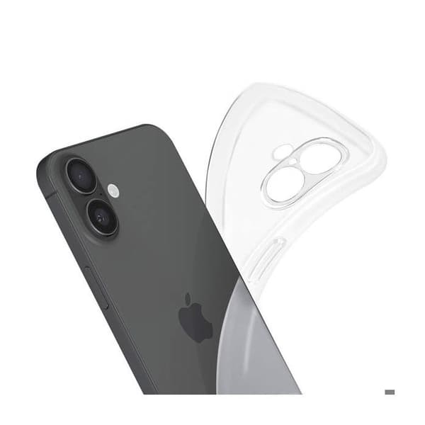 Telefonfodral - AVIZAR - iPhone 16 - Mjuk silikon - Tunn design - Transparent Transparent
