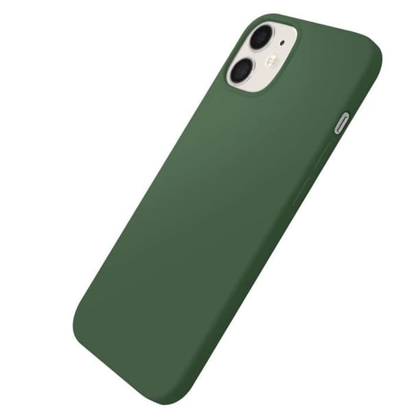 Cover - MOXIE - iPhone 12 / 12 Pro - TPU - Blød Inderside - Kaki Farve Grön