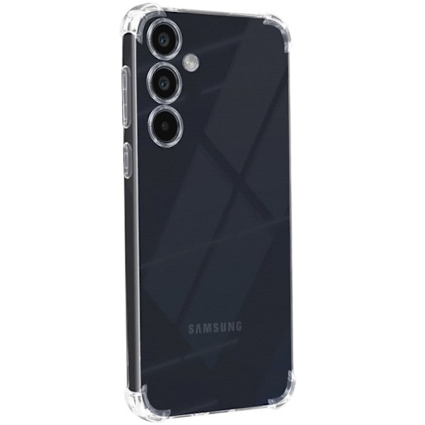 Iskunkestävä kotelo Samsung Galaxy A35:lle vahvistetut kulmat Mayaxess Mayaxess läpinäkyvä Transparent