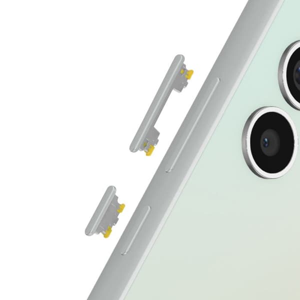 Erstatningsknapper til Power + Volume til Galaxy A54 5G / A34 5G Hvid Vit
