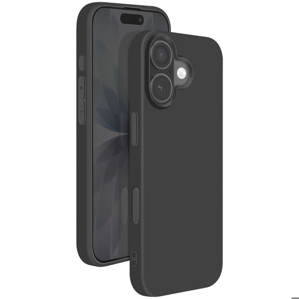 Cover - MAYAXESS - iPhone 17 - Blødt Silikone - Stødabsorberende - Mat Finish Svart