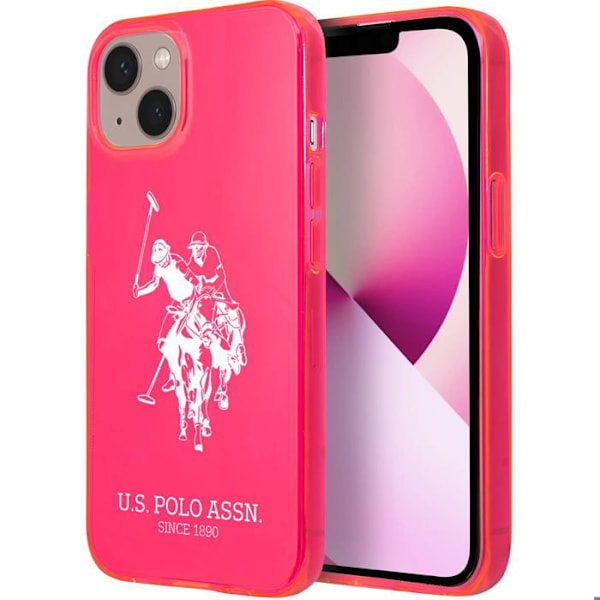 Coque til iPhone 13 - U.S Polo, Stødabsorberende Beskyttelse - Rosa