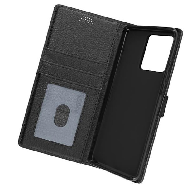 Etui til Motorola Edge 40 Neo Flip Wallet Video Support Sort Svart