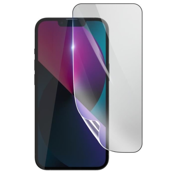 Näytönsuoja - 3MK - iPhone 13 - Iskunkestävä Hydrogeeli - Läpinäkyvä - Naarmuuntumaton Transparent