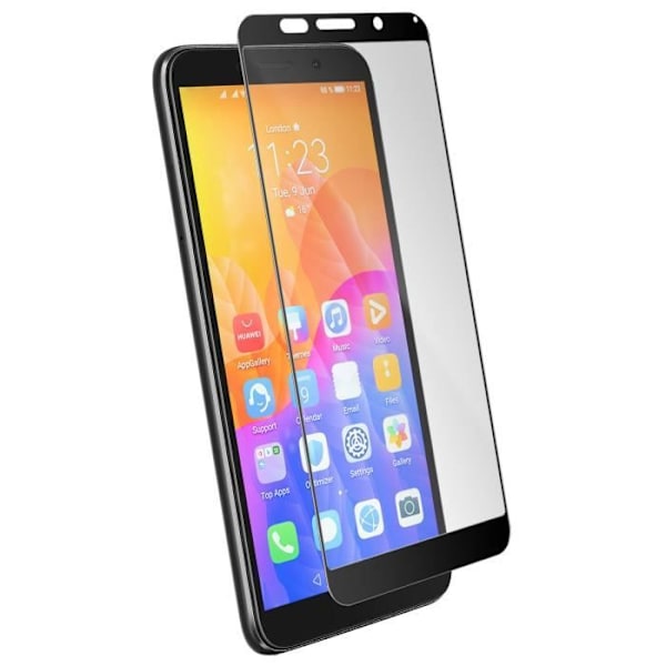 Skyddande film - AKASHI - Huawei Y5p - Härdat glas 2.5D - Ultra tunt - Rep-resistant Svart