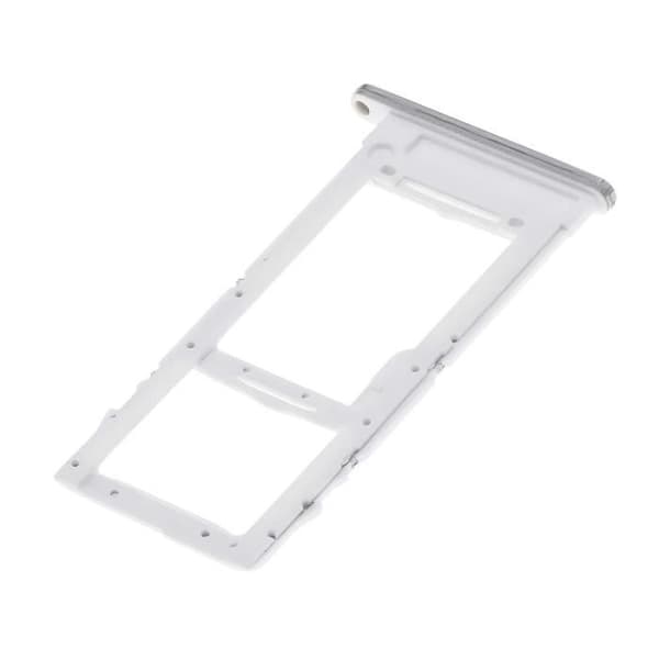 SIM-kortskuffe - SAMSUNG - Galaxy A51 - Hvid - Nano SIM + Micro-SD - Original Vit