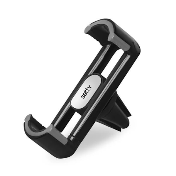 Bilholder - SETTY - Luftventil - 360° drejelig - Kompatibel med 51-85 mm smartphones - Sort Svart
