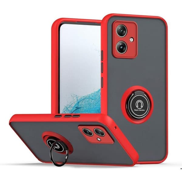 Coque - Samsung - Galaxy S20 FE - Stöttålig - Metallring - Videostöd Svart