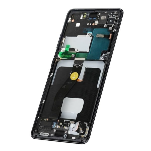 Komplet Block Galaxy S21 Ultra LCD skærm Touch Glas Original Samsung sort