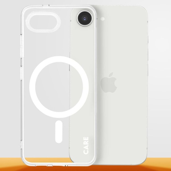 iPhone 16e:n Antishock-kotelo, 3.6m pudotuksia kestävä Urban Combat Panzer Glass, läpinäkyvä Vit