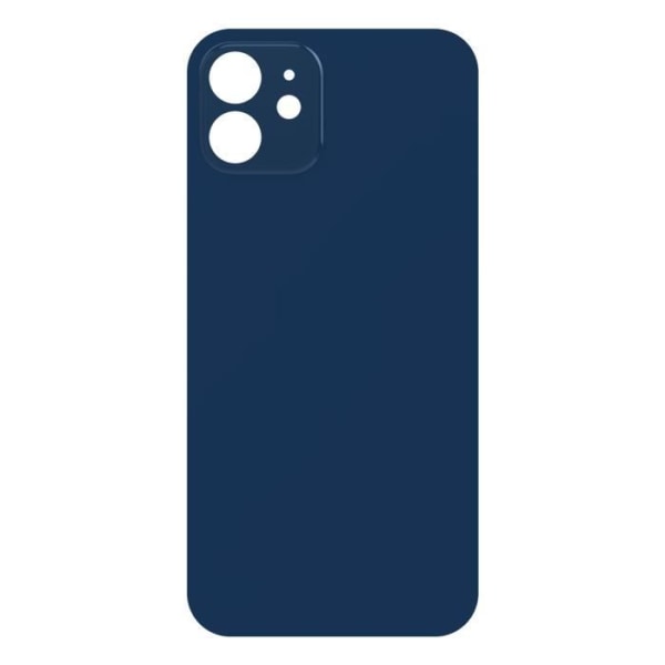 Udskiftningsglas bagpå til Apple iPhone 12 Midnight Blue Blå