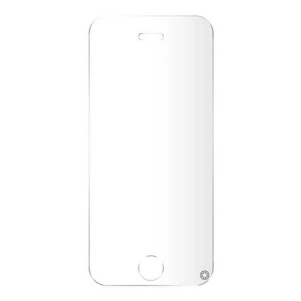 Karkaistu lasi iPhone 5, 5C ja 5s Elinikäinen takuu Force Glass Transparent Vit