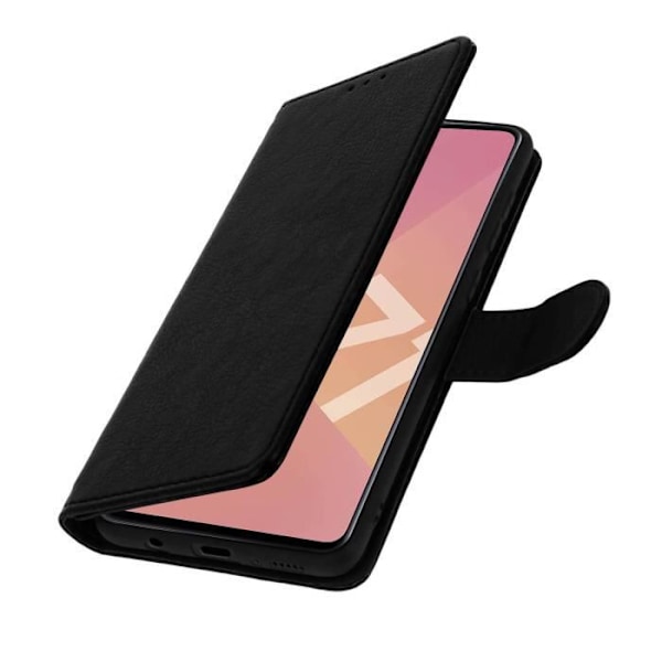 Étui til Samsung Galaxy A71 - AVIZAR - Fuld beskyttelse - Silikone Gel - Kortlomme - Videostøtte Svart